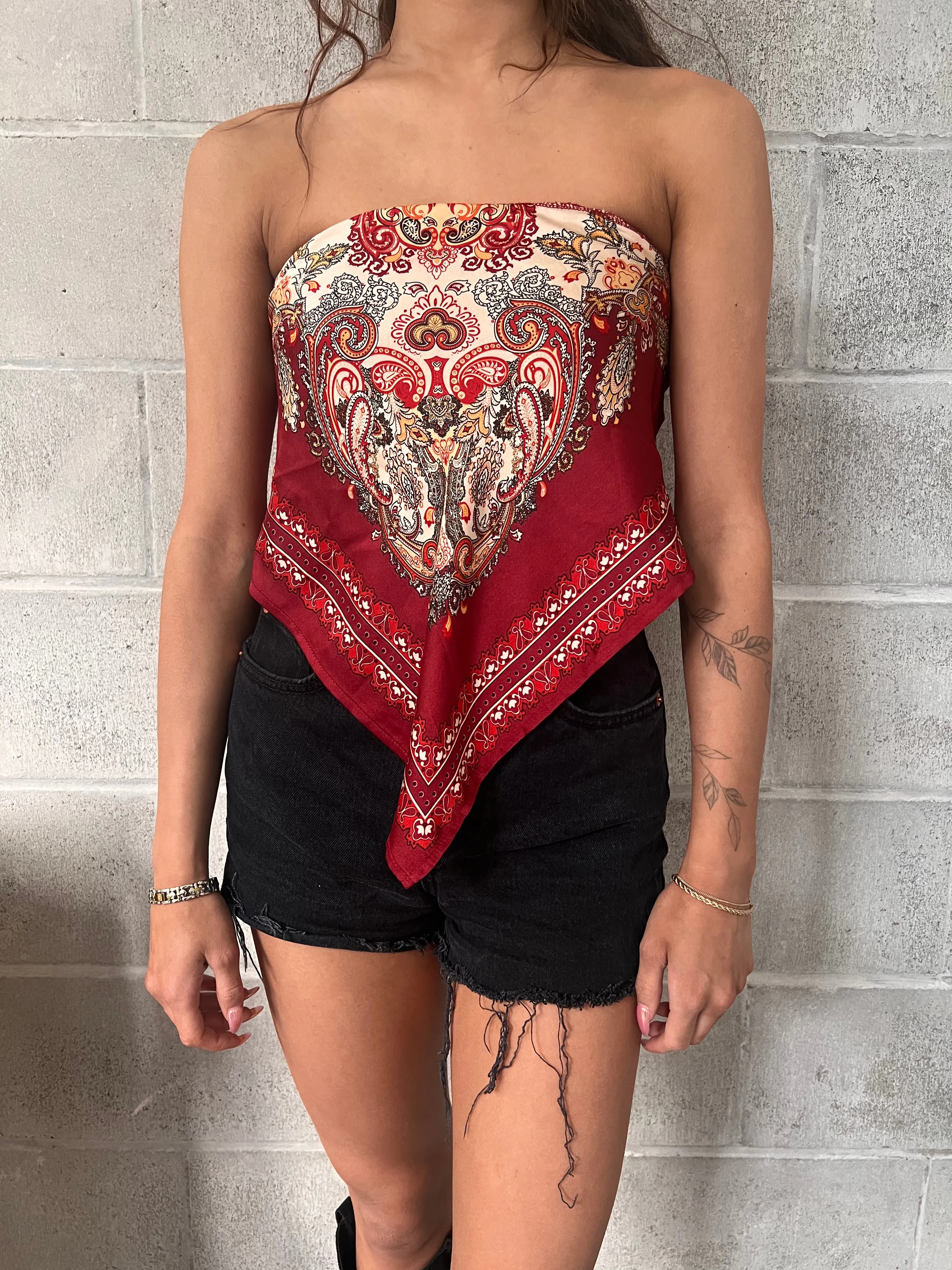 27 Bandana Tube Top