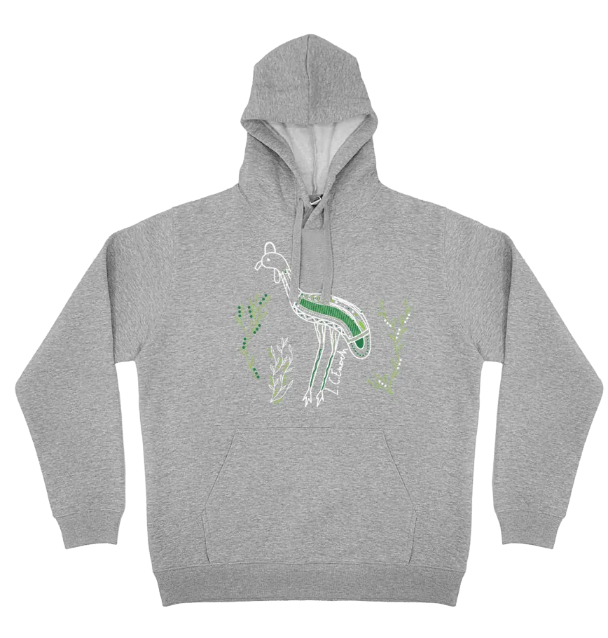 Adults Cozy Hoodie - Cassowary By Louis Enoch