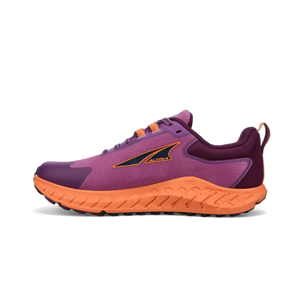 Womens Purple/Orange Altra Outroad 2 Running Shoes