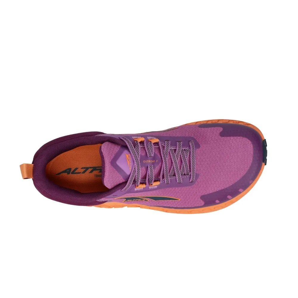 Womens Purple/Orange Altra Outroad 2 Running Shoes