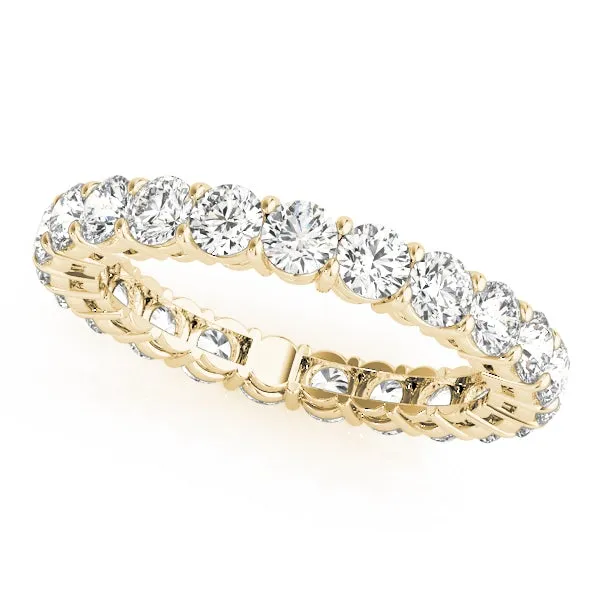 AMOUR 4.2 Carat Diamond Eternity Band in 14K/ 18K/ Platinum GIA Graded 20 pointer G Color SI1 Clarity By Mike Nekta SIZE 9