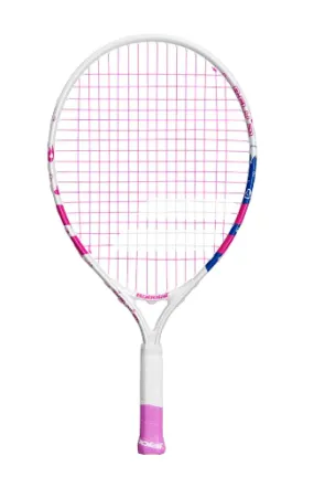 Babolat B'Fly 21 Prestrung Junior Tennis Racquet [White/Pink]