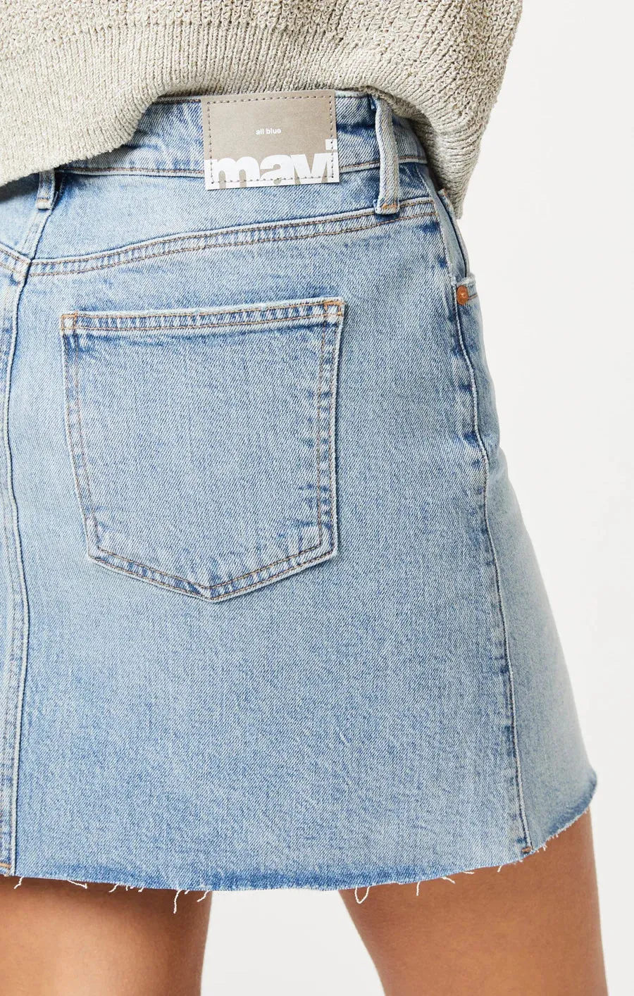 Bailey Recycled Blue Denim Skirt