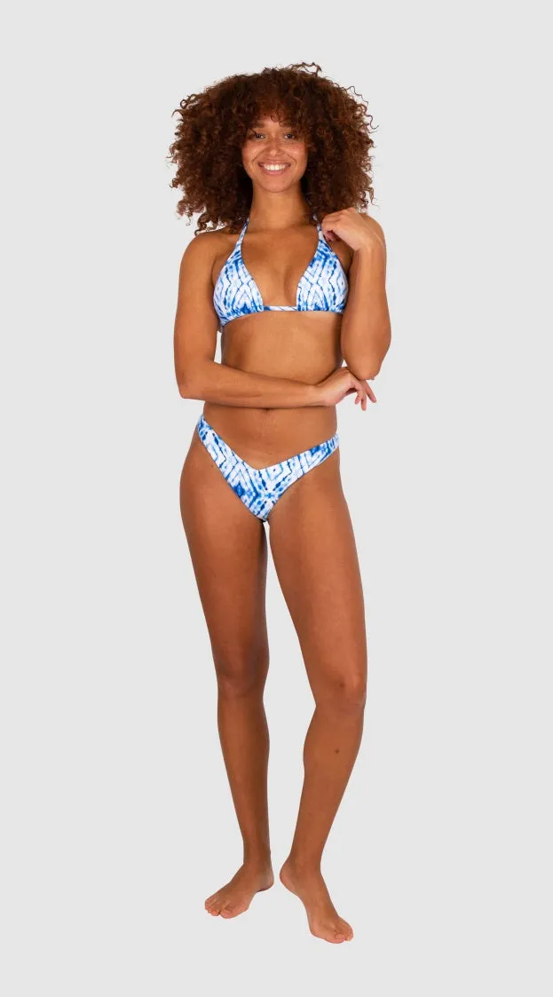 Baku Slide Tri Bikini Top - Moonlight