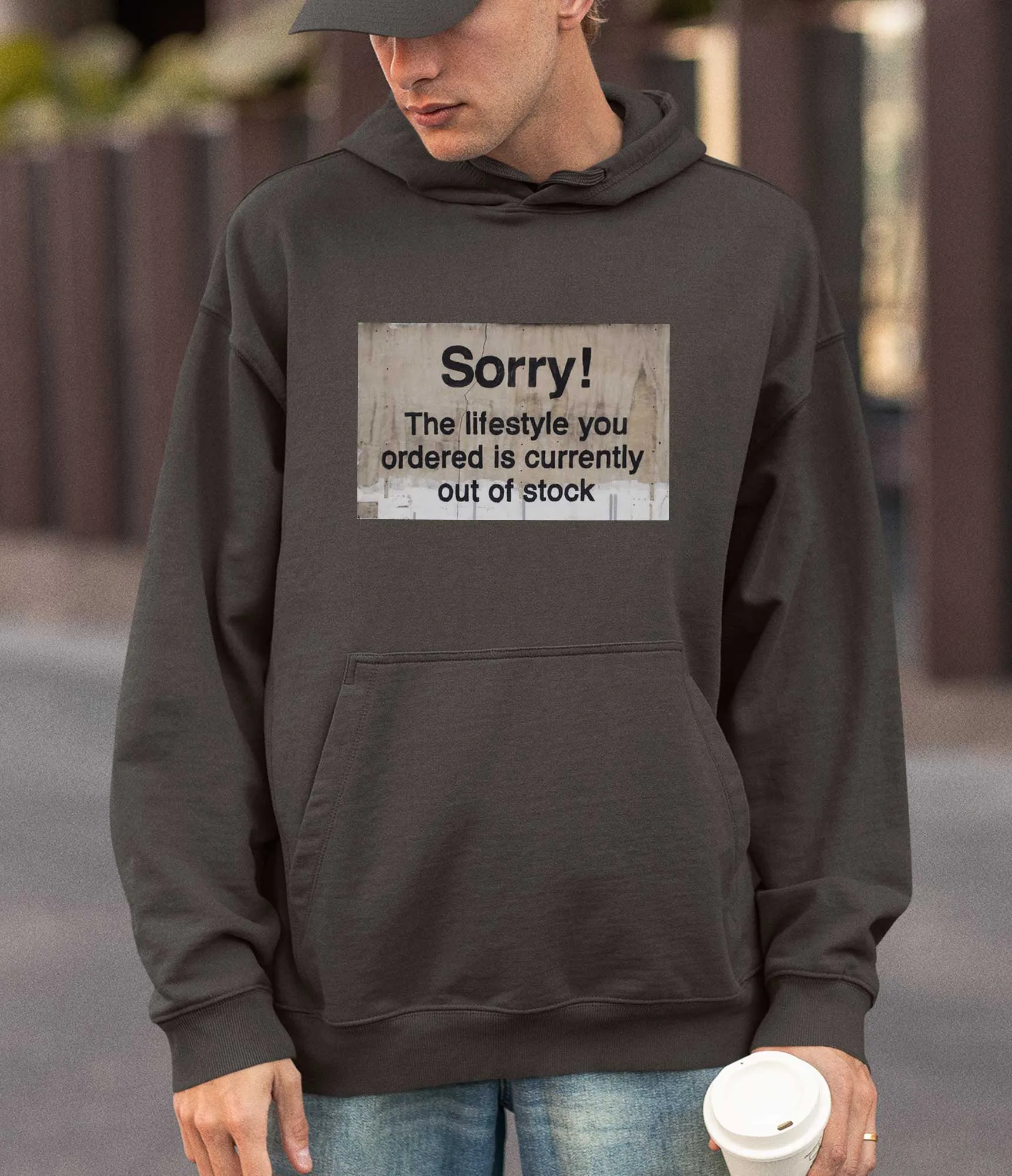 Banksy Hoodie - Sorry