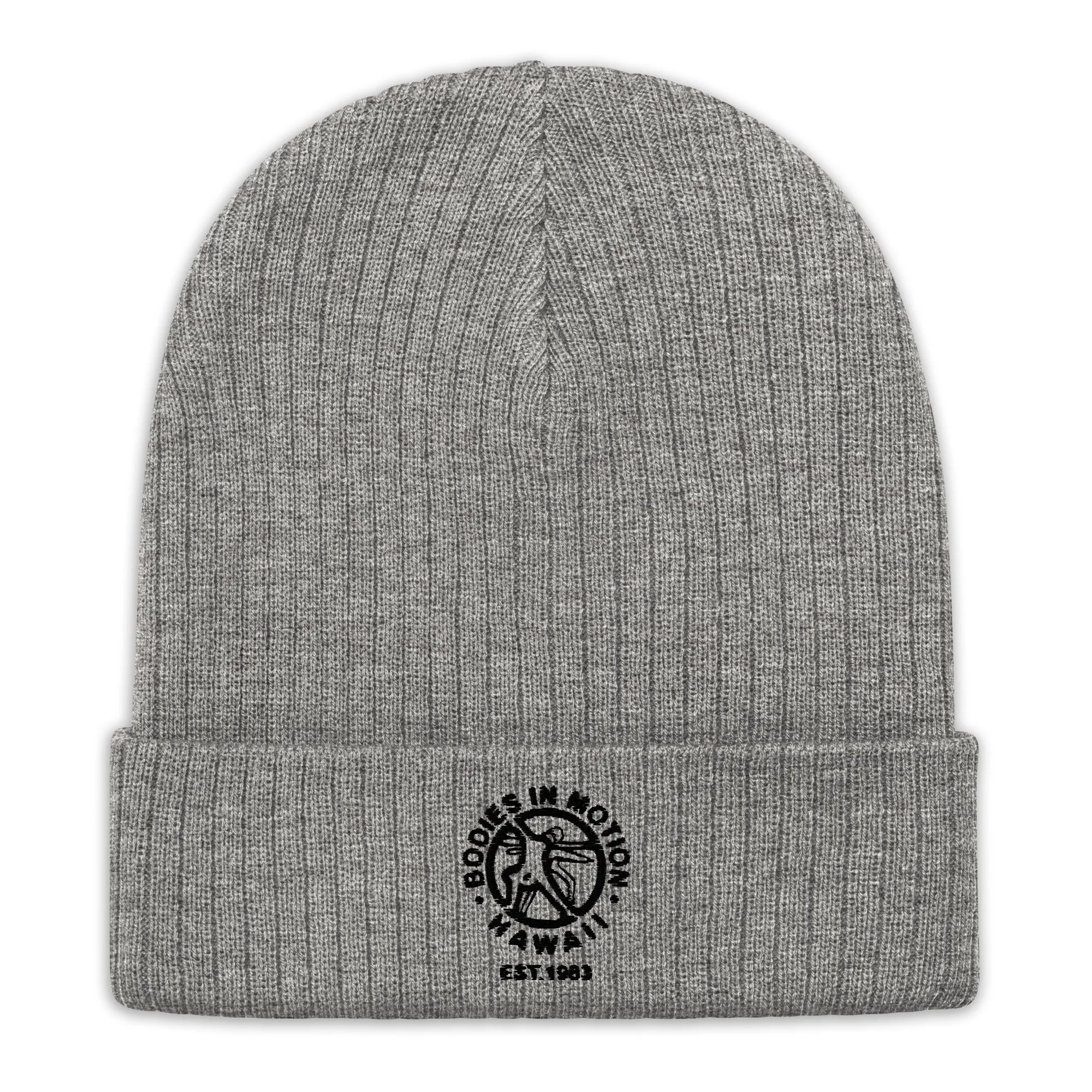 Bodies in Motion Ribbed knit beanie