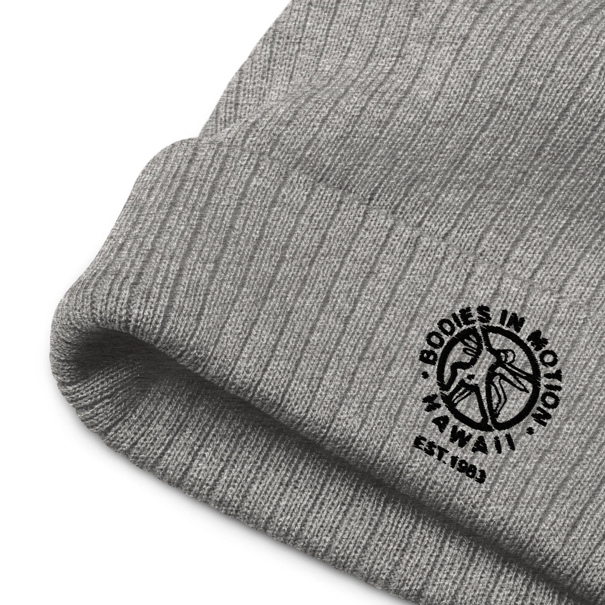 Bodies in Motion Ribbed knit beanie