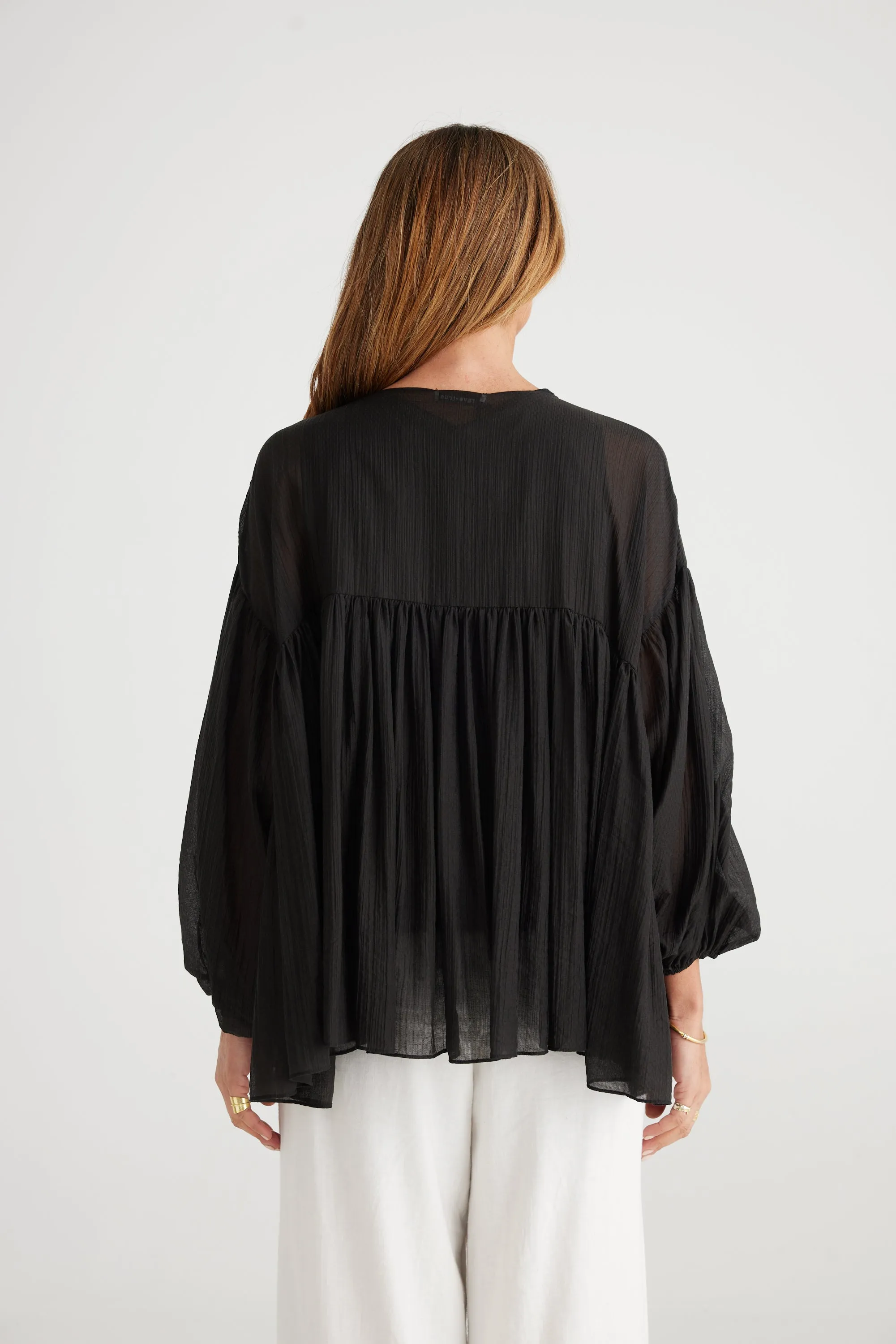 Brave & True Dahia Top Black