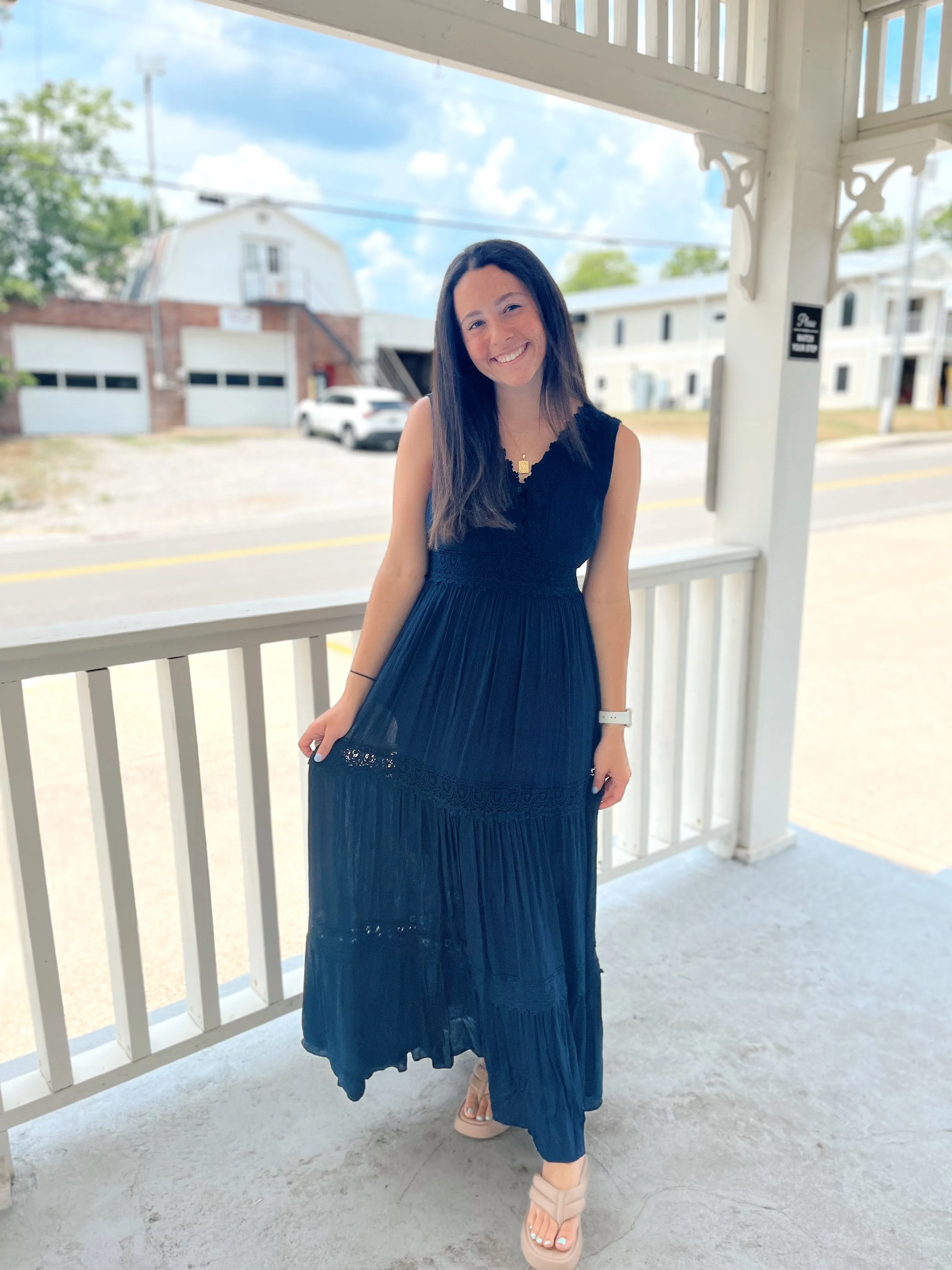 Breakthrough Lace Maxi Dress