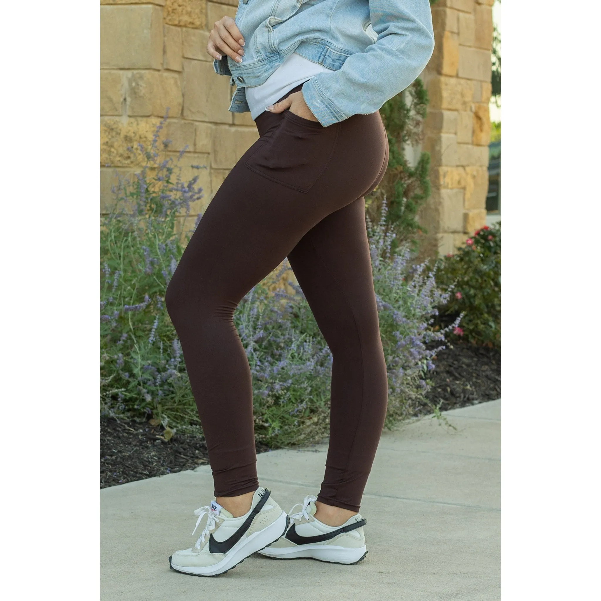 Brown FULL LENGTH Leggings