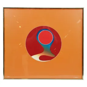 Carolyn Carlson 'Inner Orb', Signed and Framed