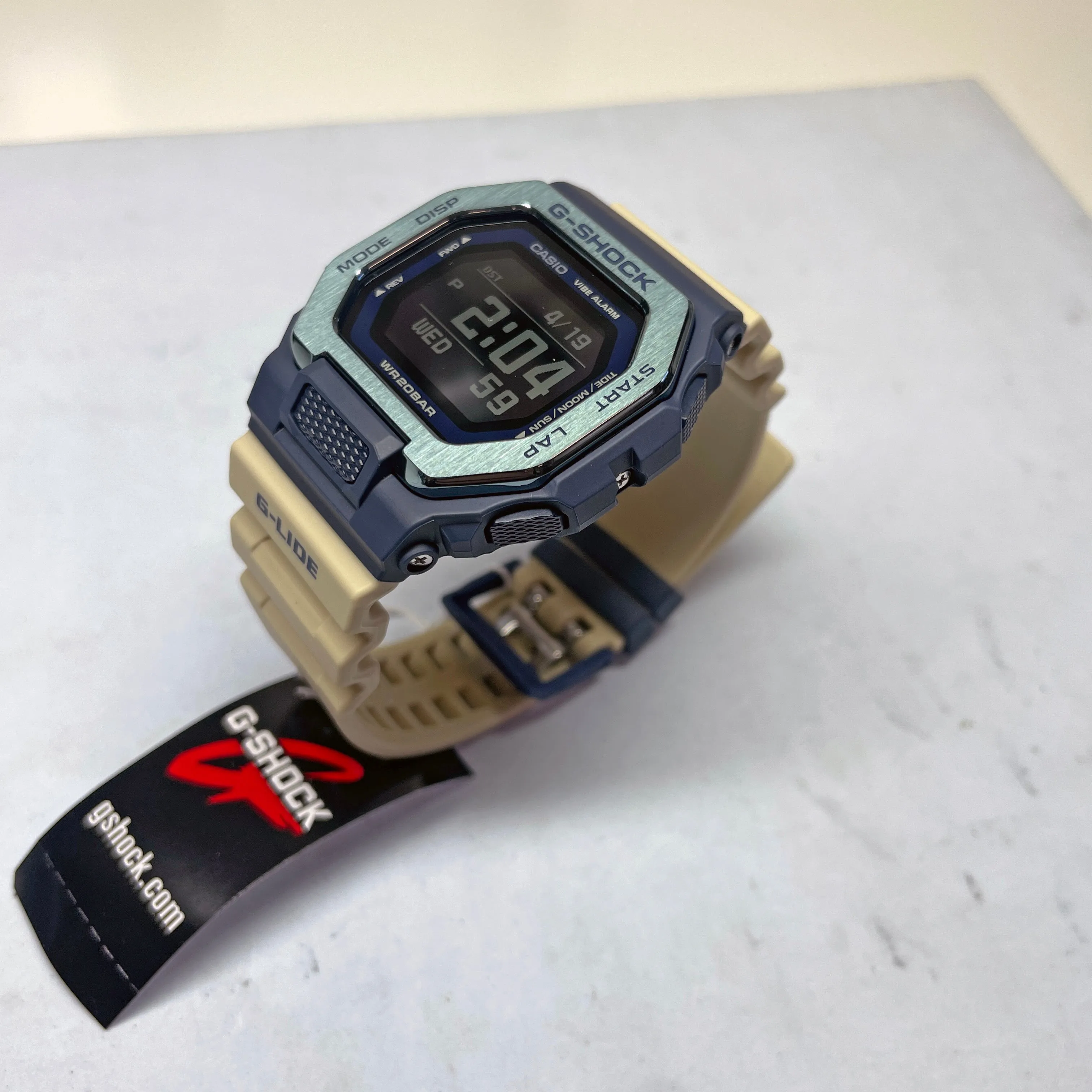 Casio G-SHOCK G-LIDE GBX100TT-2 Blue Neutral Surf Surfer Men's Tide Watch