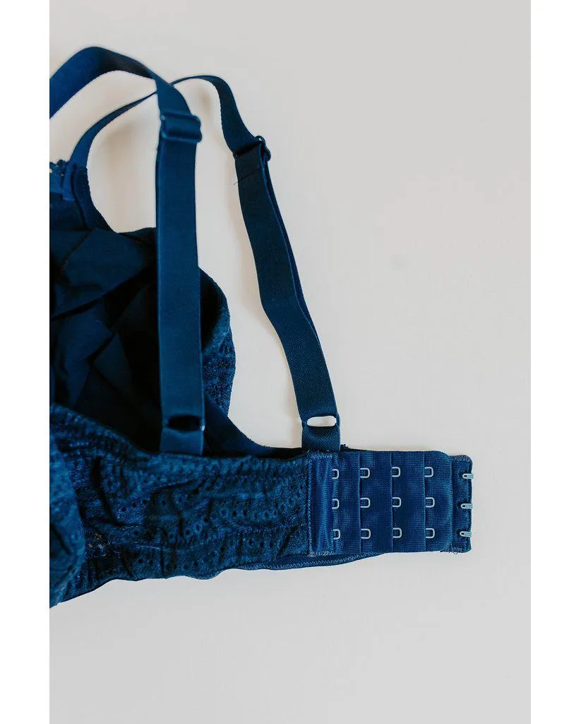 Curvy Dolce Bralette - Navy Blue *FINAL SALE*