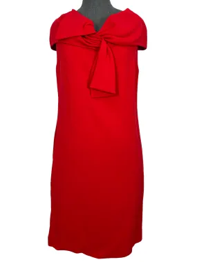 Dior Silk Bow Cocktail Dress Size M