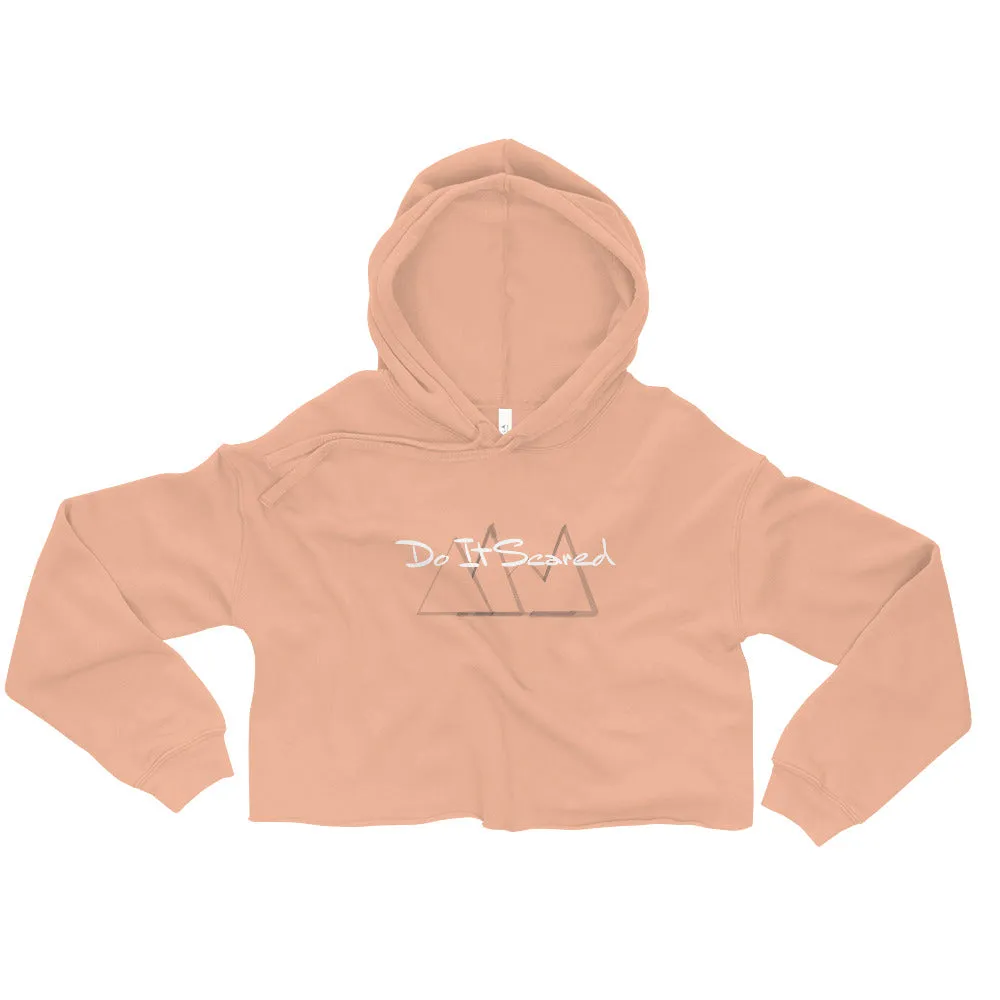 Do It Scared Crop Hoodie