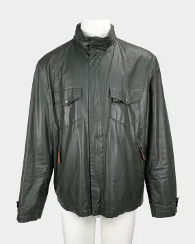 Dolce & Gabbana Waxed Green Light Jacket 1990's