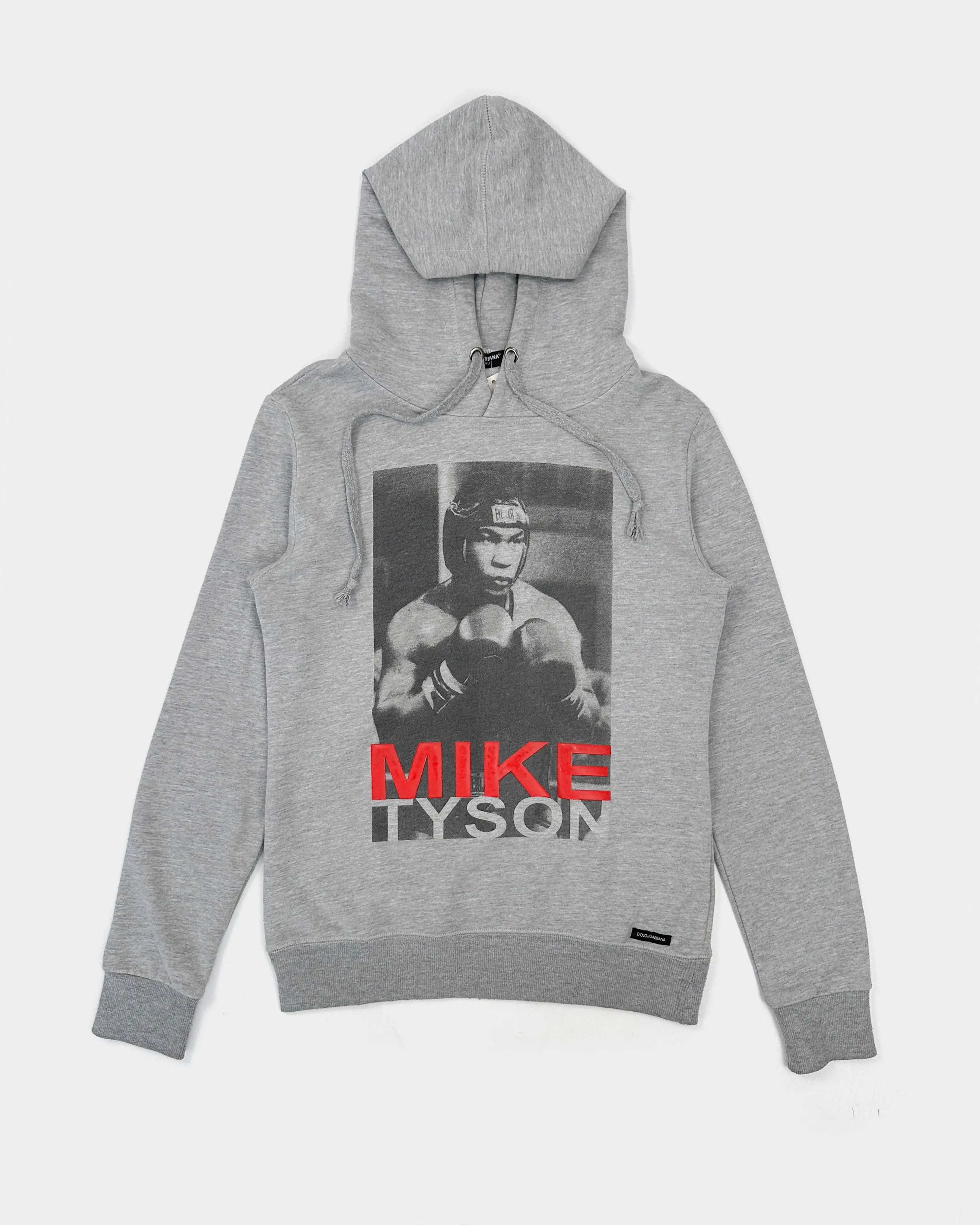 Dolce Gabbana Mike Tyson Grey Hoodie 2000's