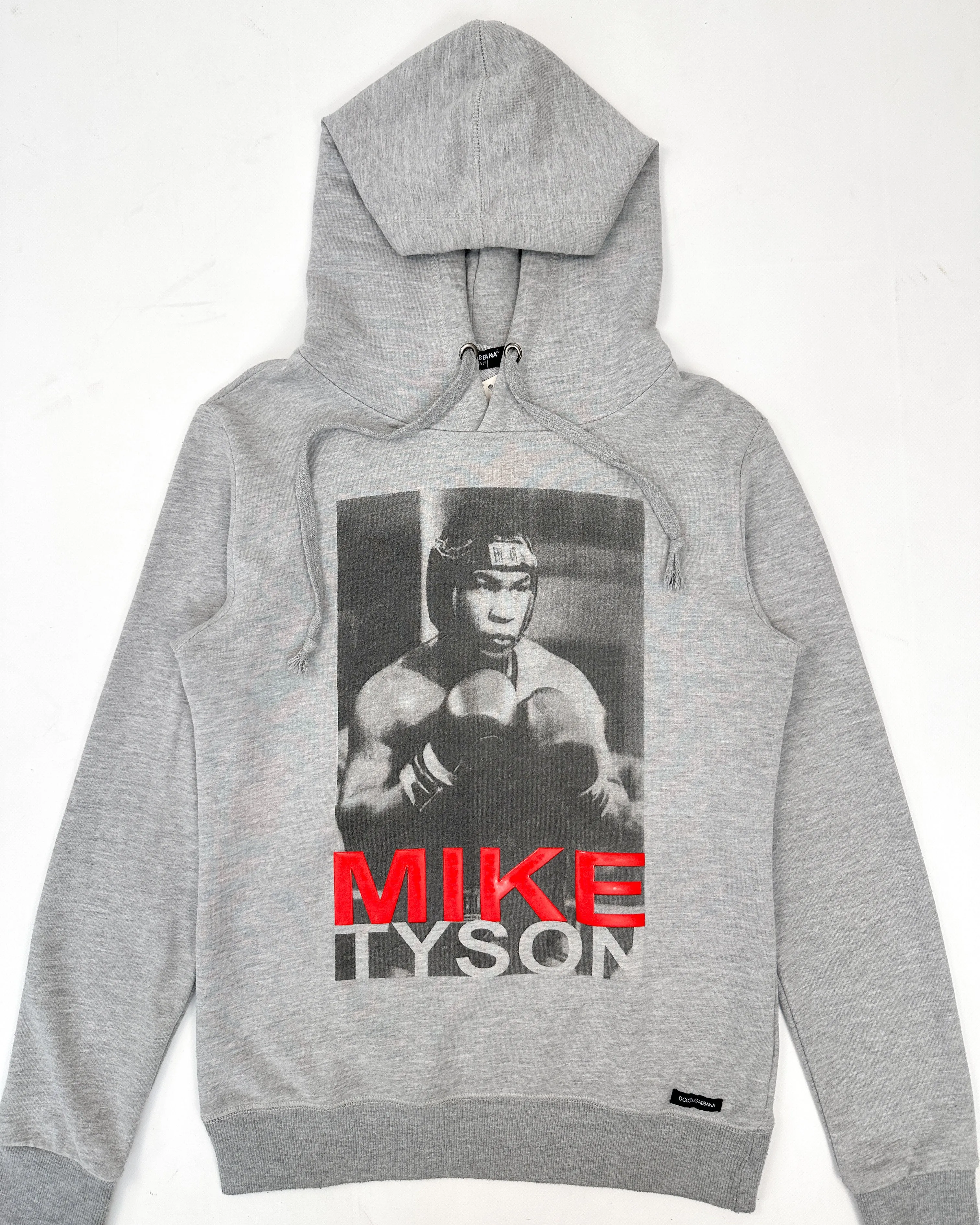 Dolce Gabbana Mike Tyson Grey Hoodie 2000's