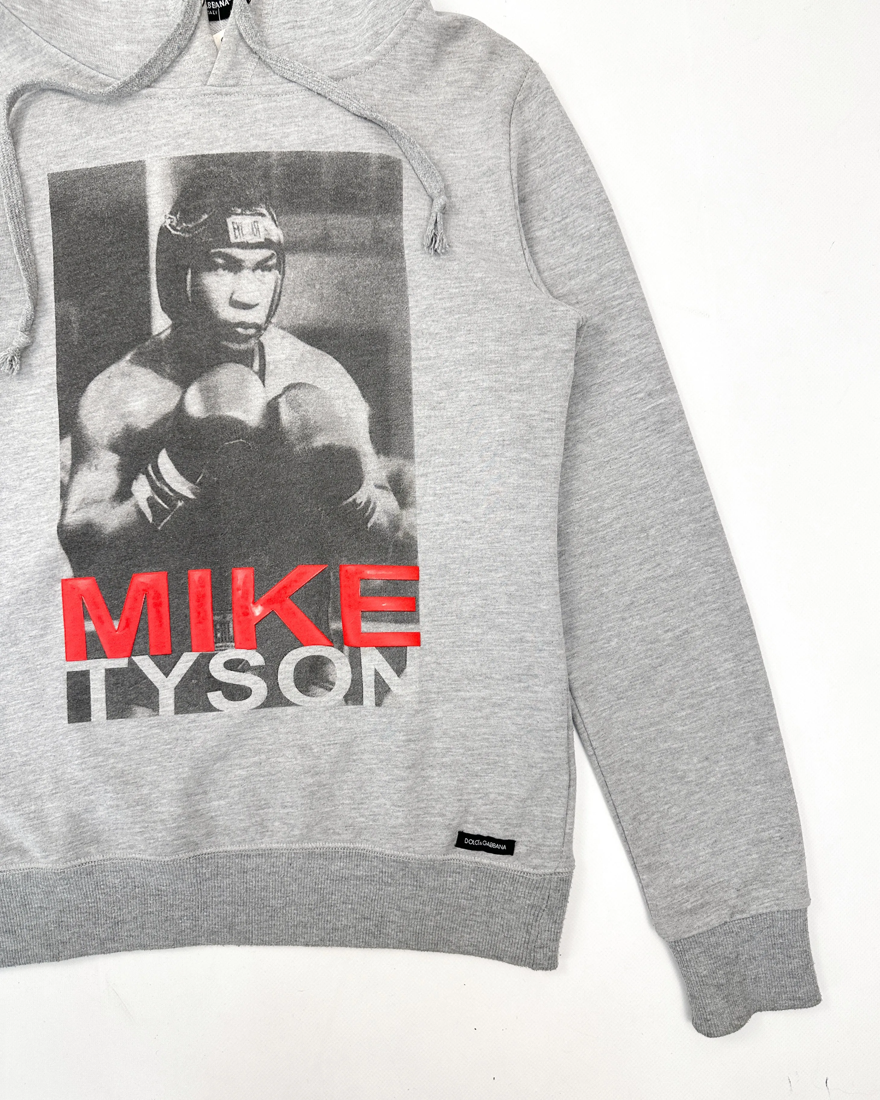 Dolce Gabbana Mike Tyson Grey Hoodie 2000's