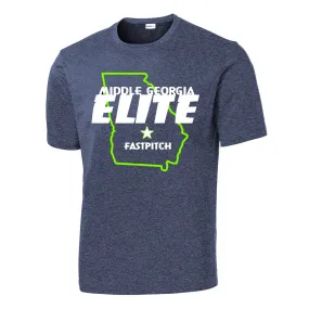 Elite - State Logo Cotton Tee - True Navy Heather