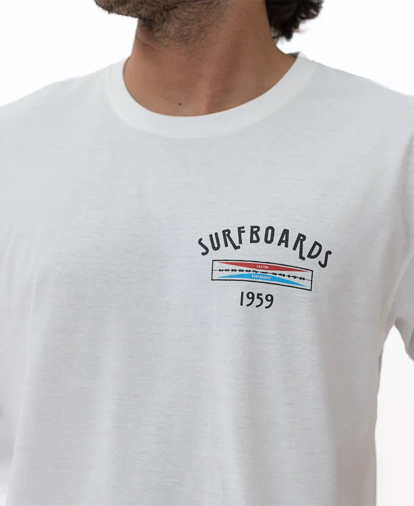 G&S Surfboards Tee | Off White