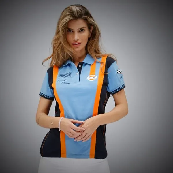 GrandPrix Originals Women's Gulf Racing Team Polo - Gulf Blue