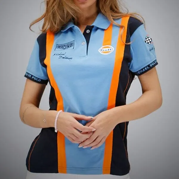 GrandPrix Originals Women's Gulf Racing Team Polo - Gulf Blue