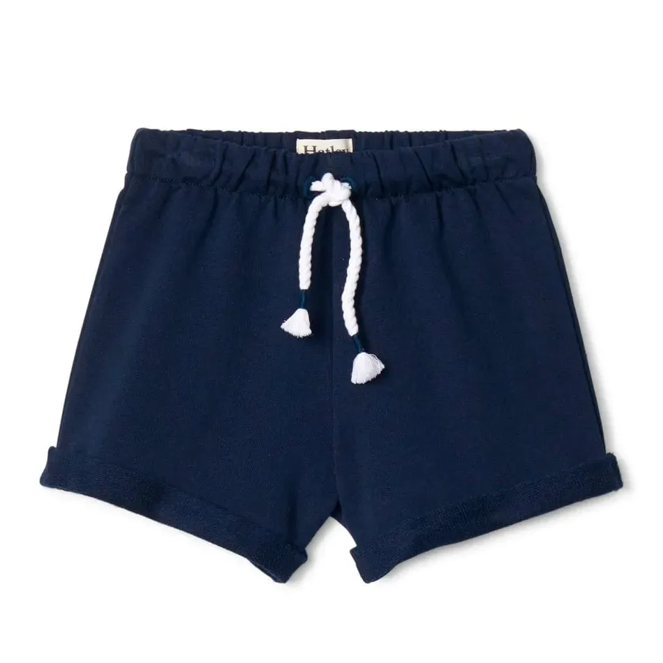 Hatley Navy Toddler Pull On Shorts S00NNT1309