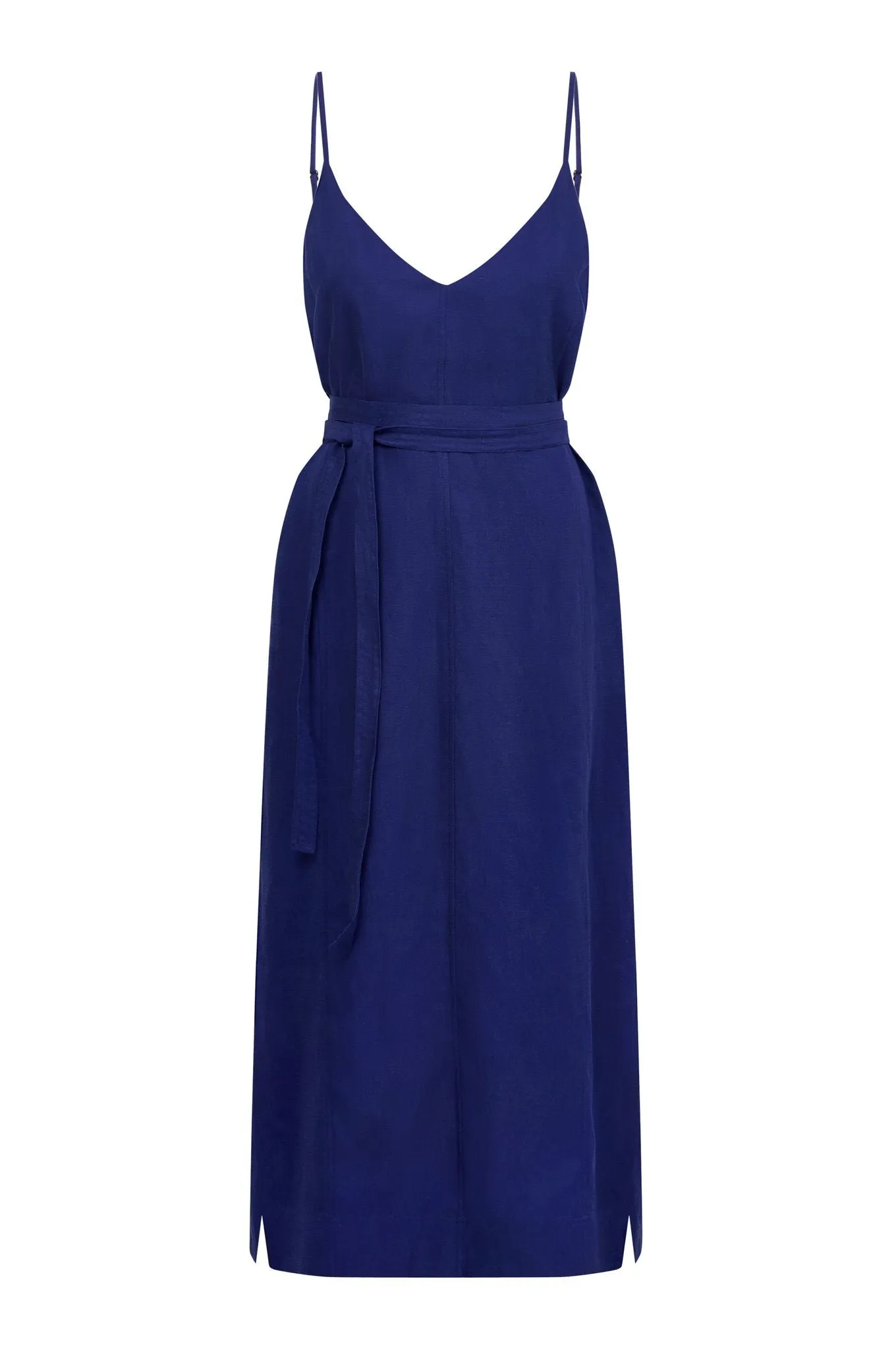 IMAN Tencel Slip Dress - True Navy