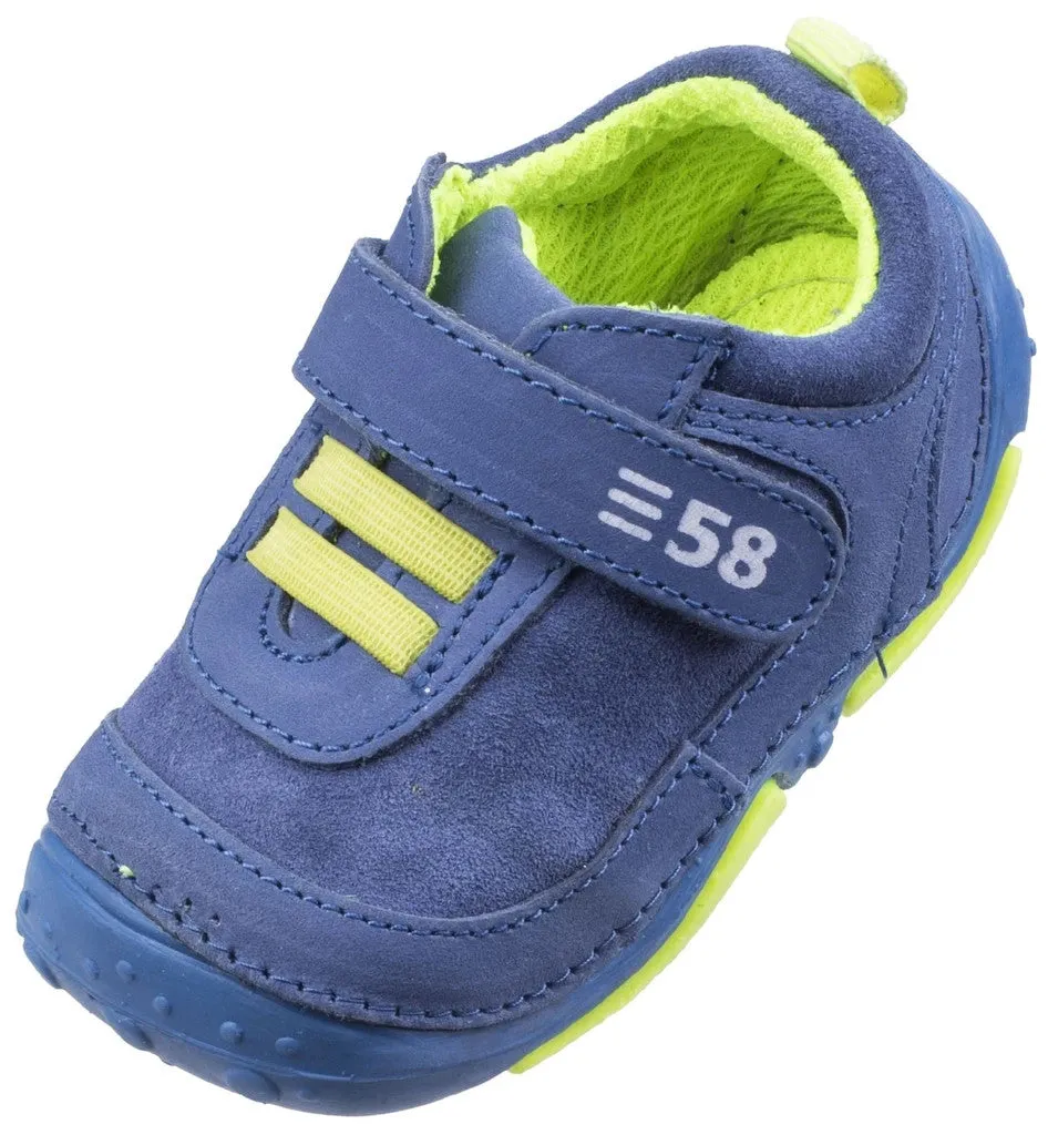 Infants first Shoes Blue Pre Walkers Walkers Leather E,F & G Fit