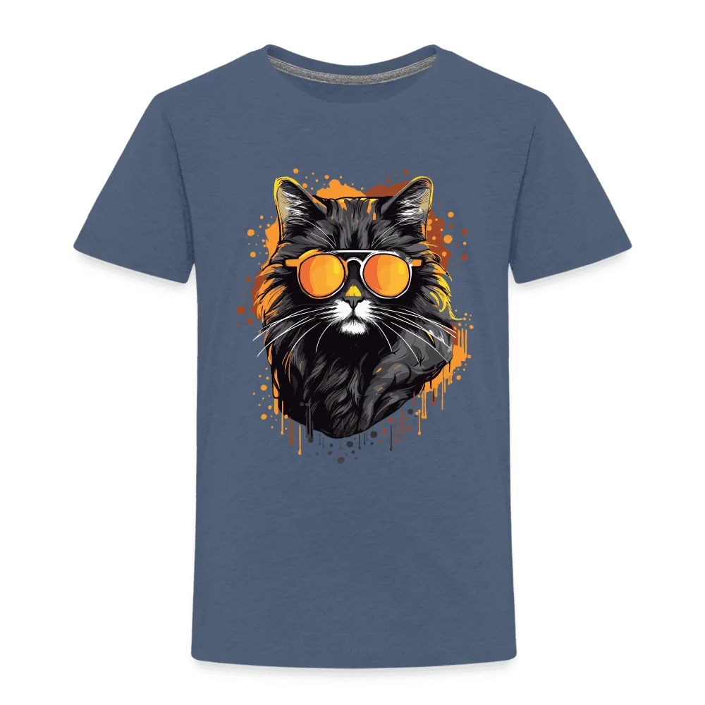 Kinder T-Shirt mit Katzenmotiv "Cool Cat"