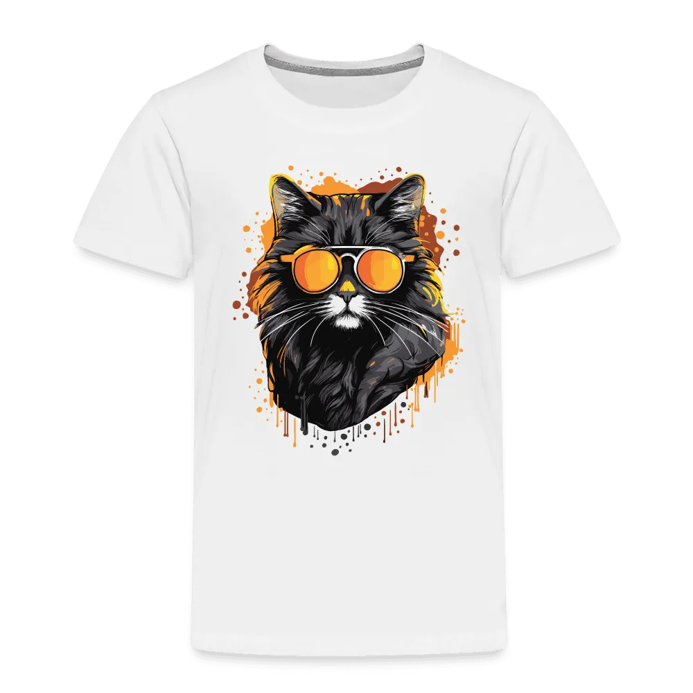 Kinder T-Shirt mit Katzenmotiv "Cool Cat"