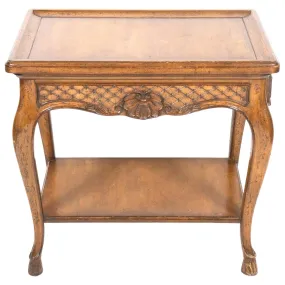 Louis XV Style Two-Tier Serving Table Attributed to Auffray