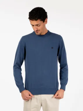 Maglione Williams river cotton dark blue