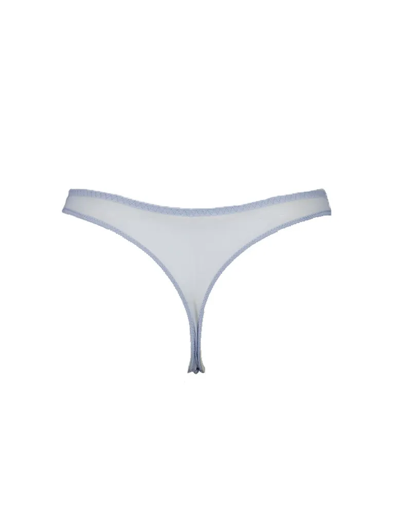 Maia Lace G-String Powder Blue