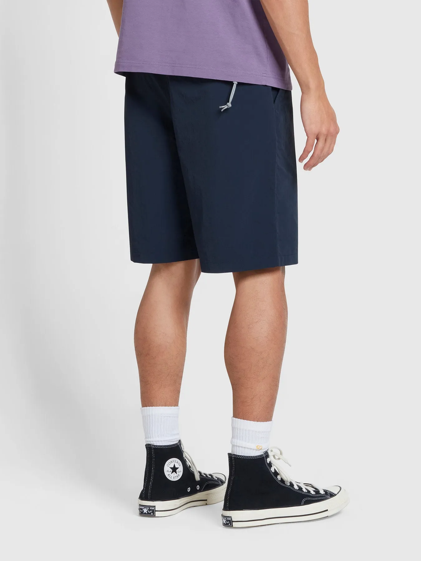 Mayhew Drawstring Shorts In True Navy