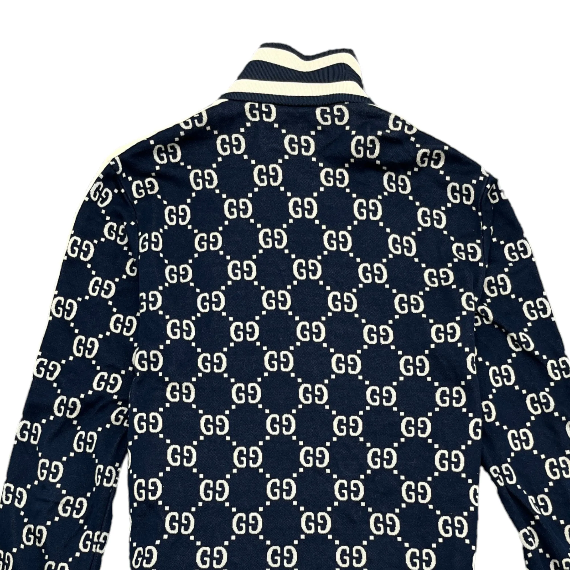 Men's Gg Monogram Full Tracksuit Navy Size S