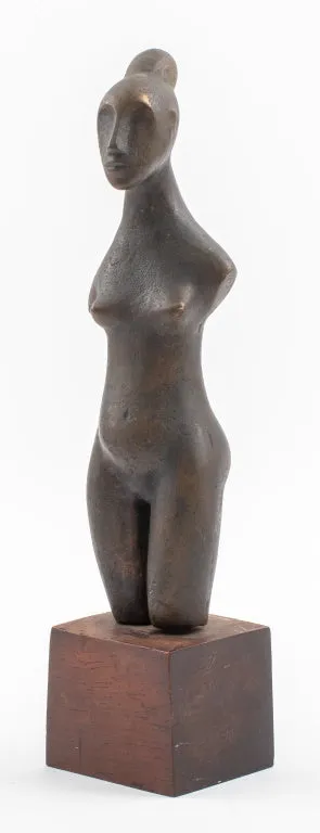 Modern Bronze Female Nude Sculpture