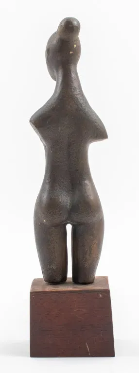 Modern Bronze Female Nude Sculpture