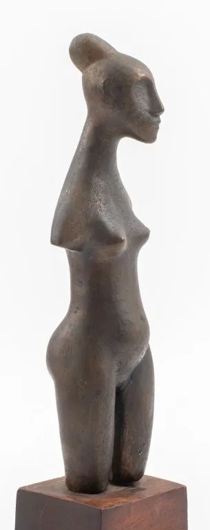 Modern Bronze Female Nude Sculpture