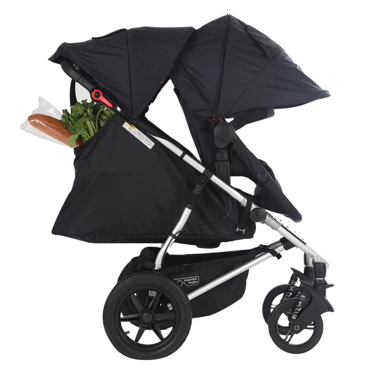 Mountain Buggy Cosmopolitan Plus Double Stroller - Black