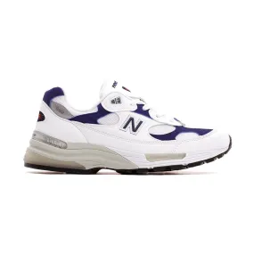 NEW BALANCE M992EC WHITE NAVY MEN MADE IN USA M992