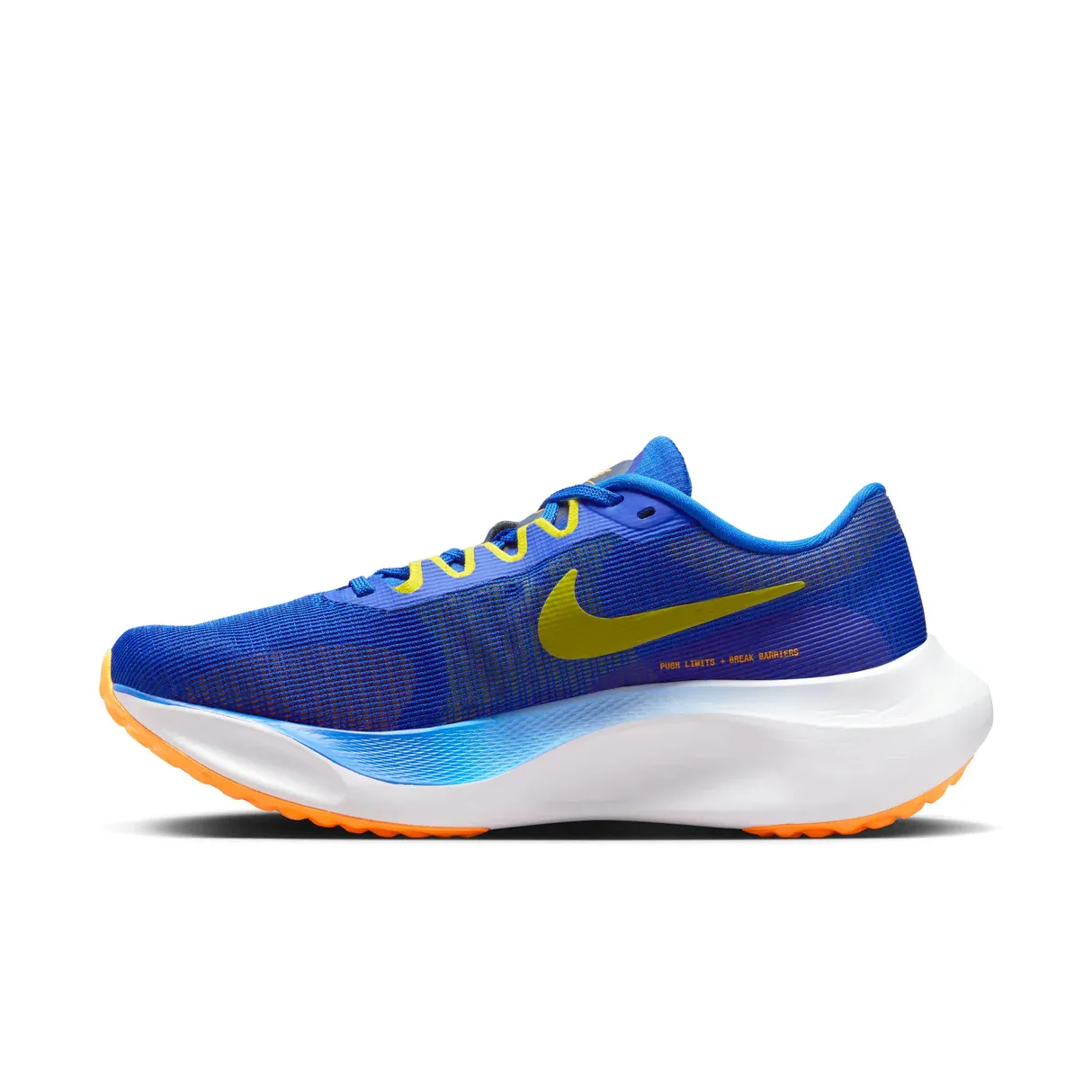 Nike Men's Zoom Fly 5 Shoes - Racer Blue / White / High Voltage / Sundial