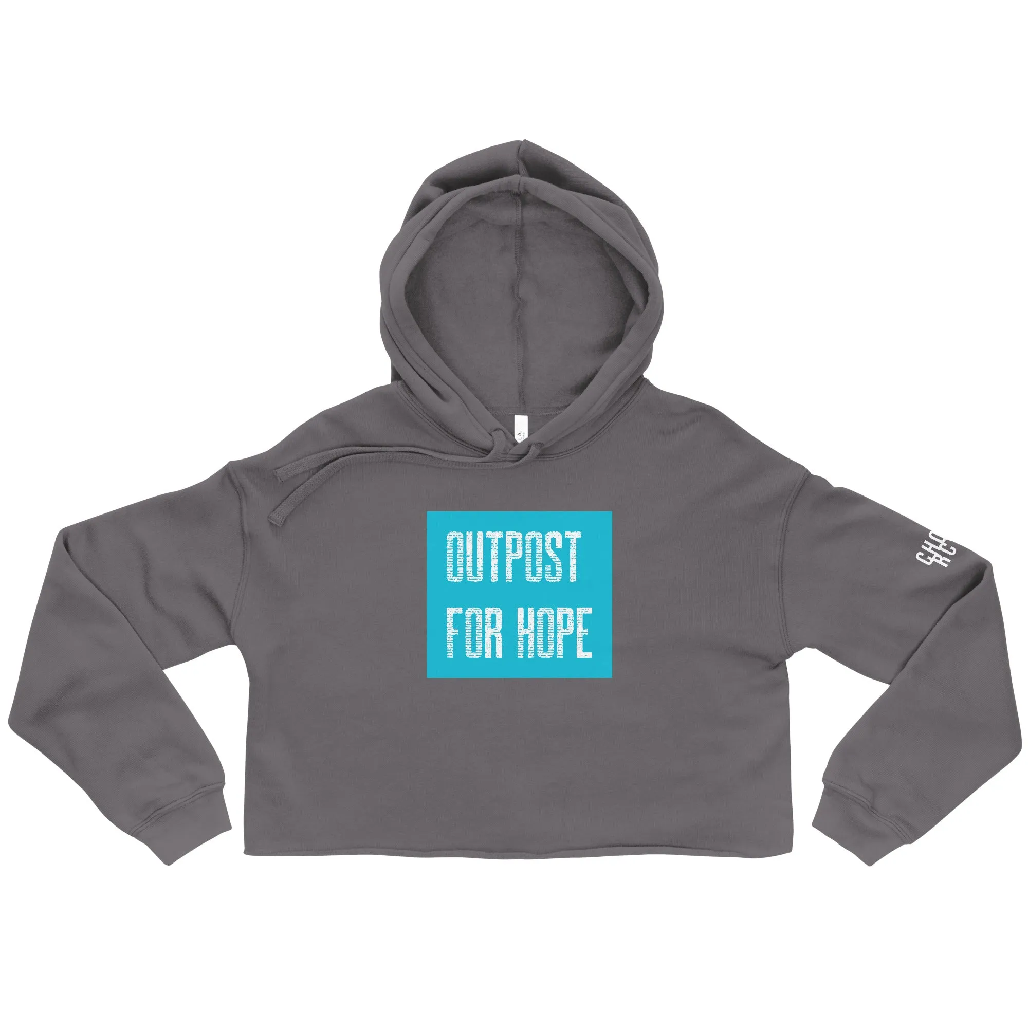 Outpost for Hope Crop Hoodie