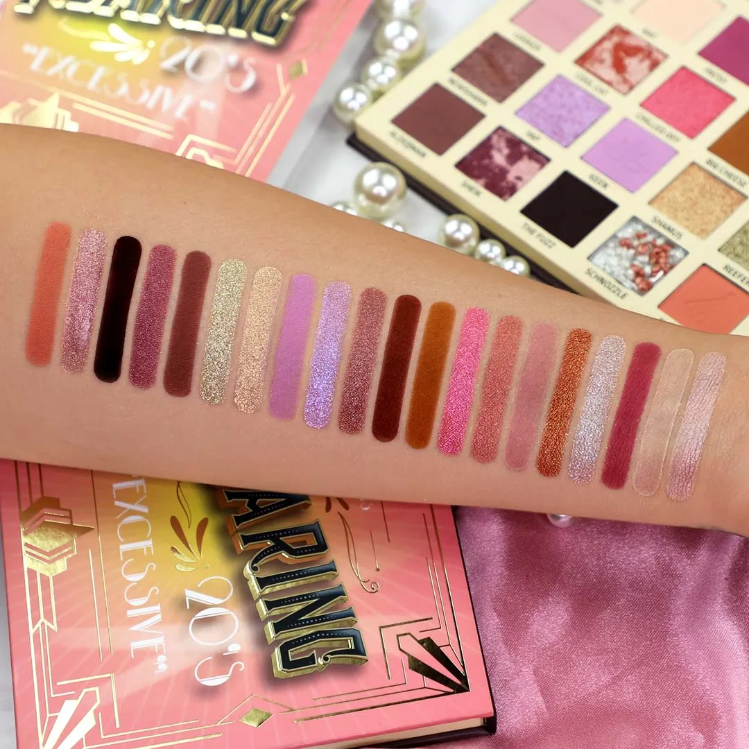 RUDE The Roaring 20's Excessive Paleta de Sombras 20 Tonos