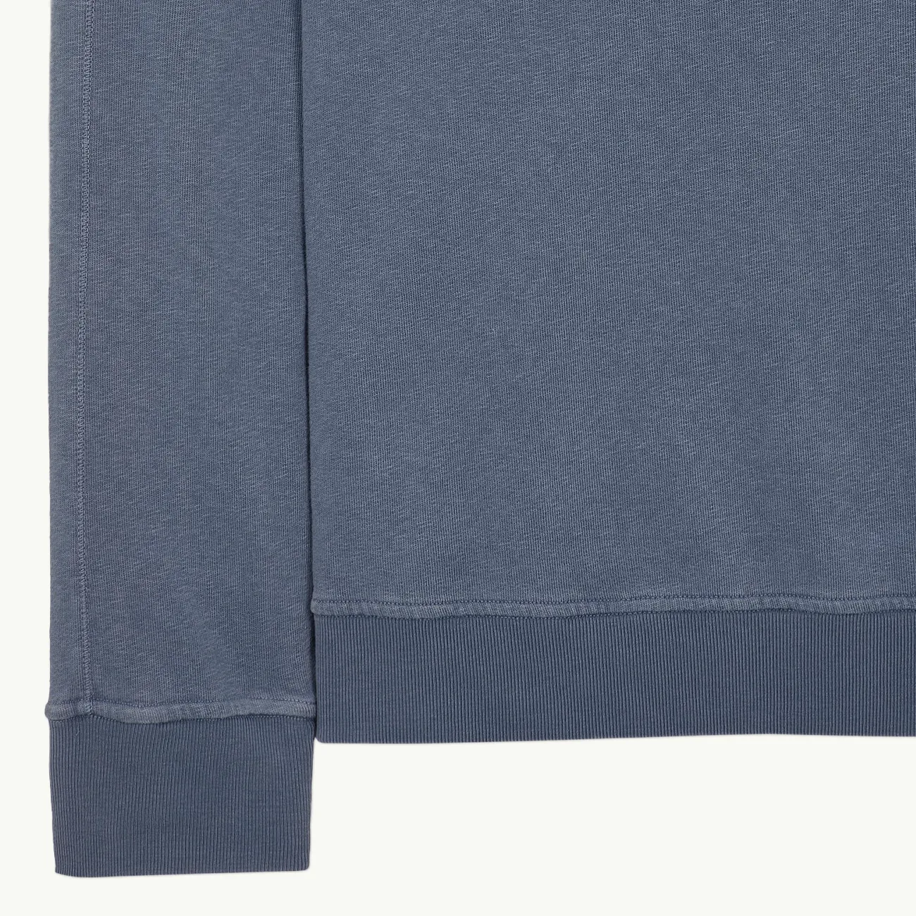 Sweatshirt Patch Crew - Washed Dark Blue 2480