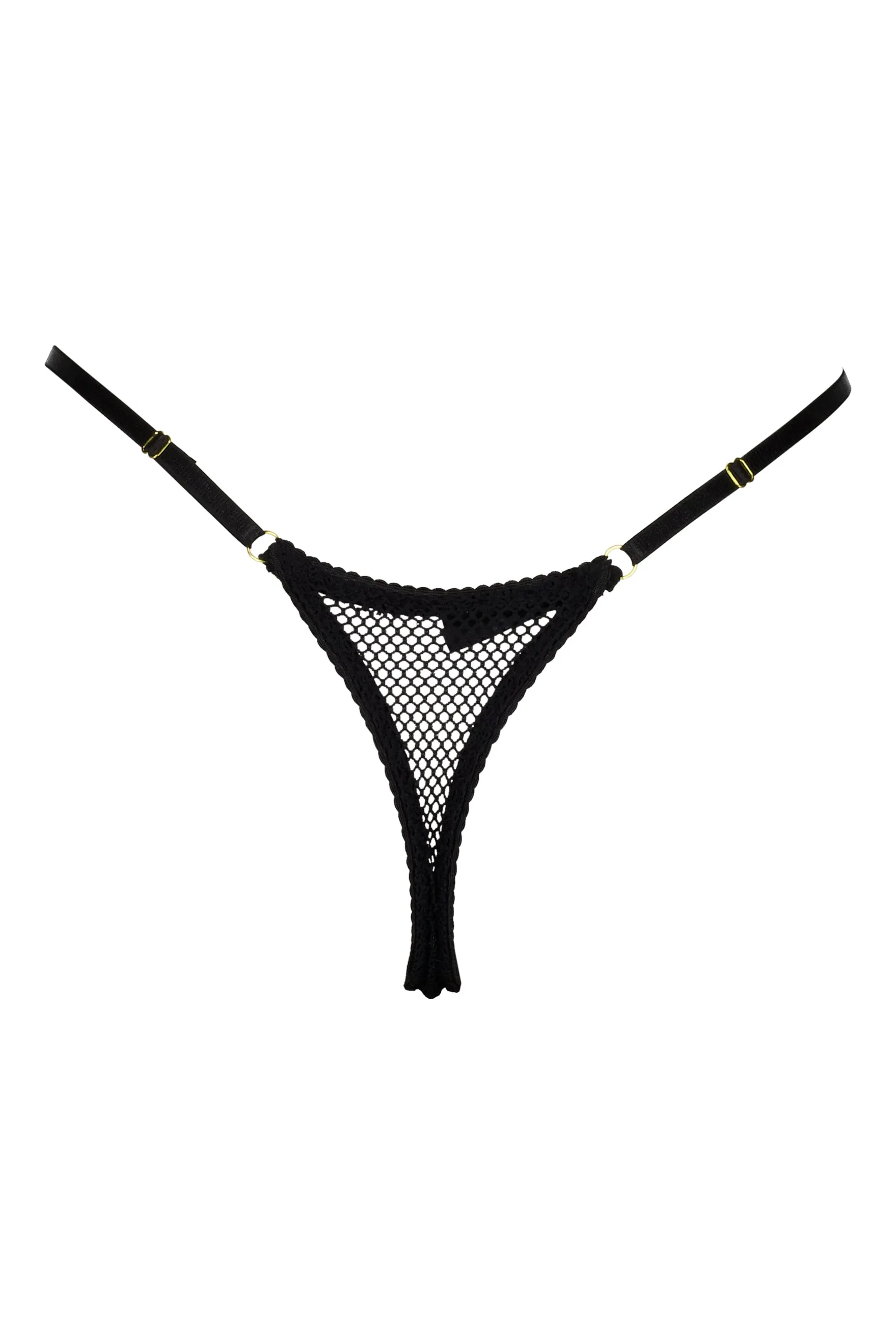 Tatiana Fishnet G-String Black