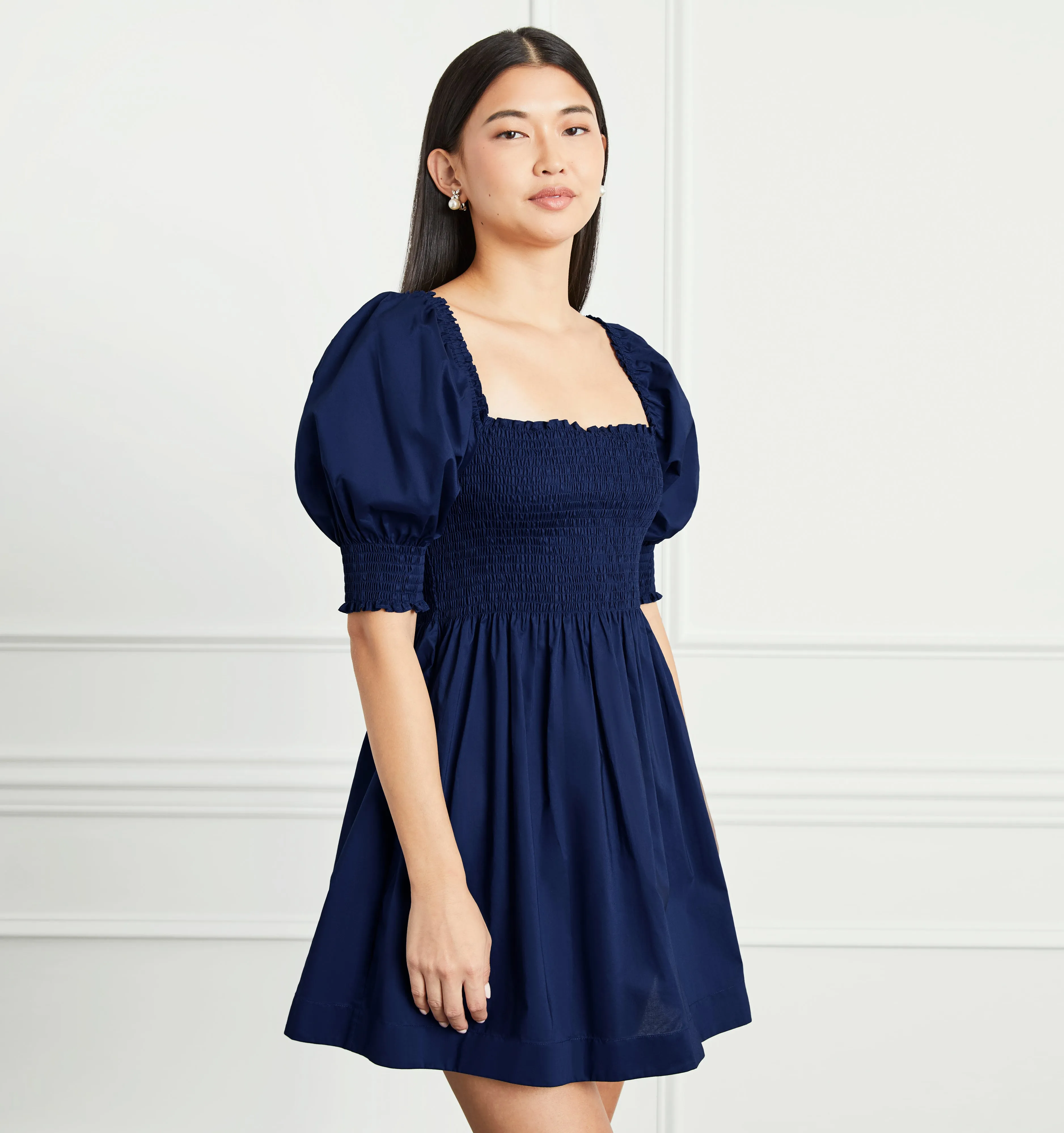 The Athena Nap Dress - Navy Cotton