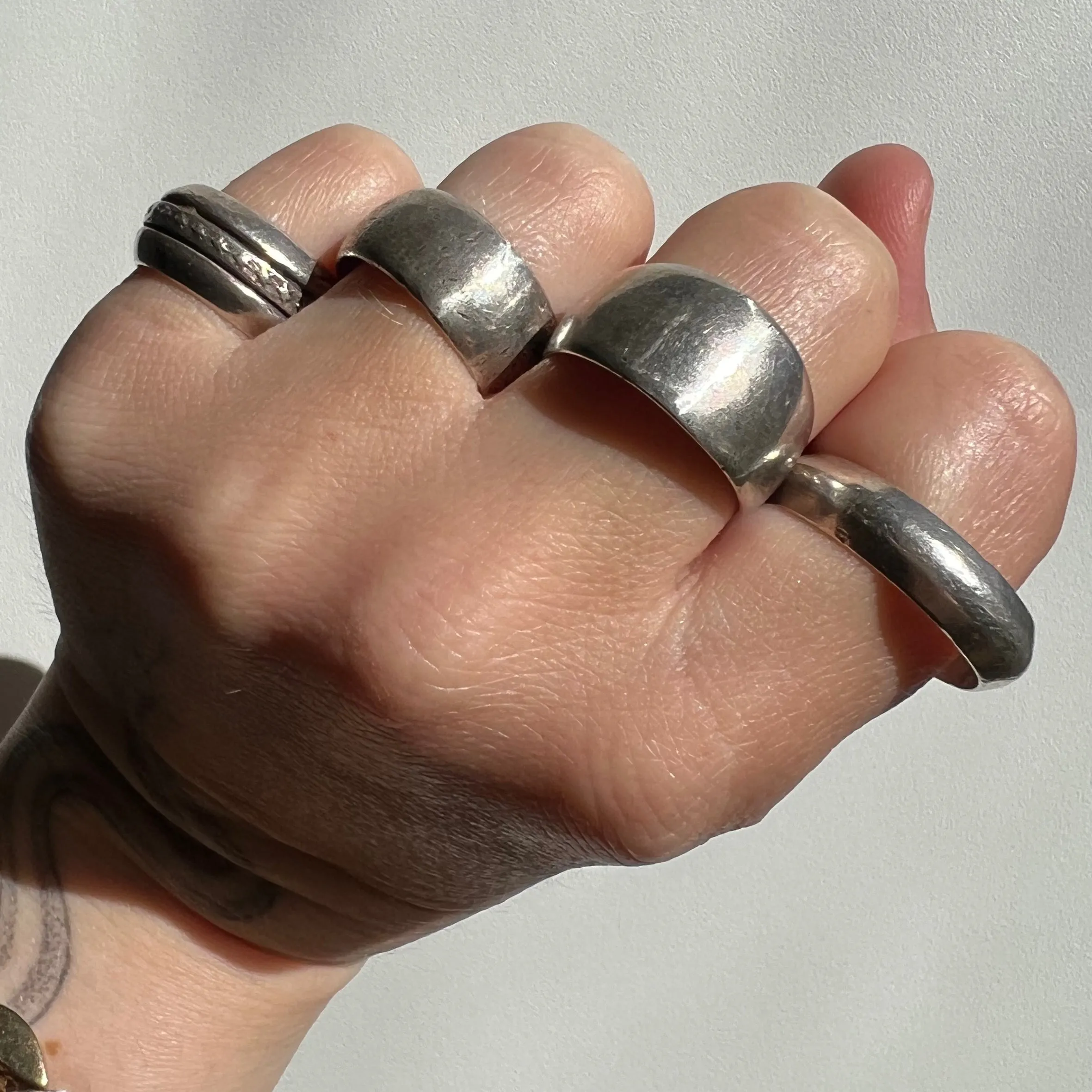 V I N T A G E // sterling silver rings by style / silver bands with character / $58 to $88