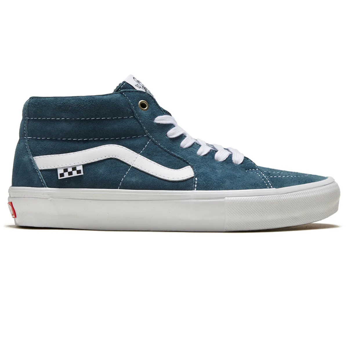 Vans Skate Grosso Mid Pig Suede Blue/White